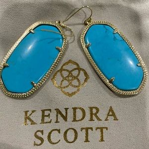 Kendra Scott turquoise earrings